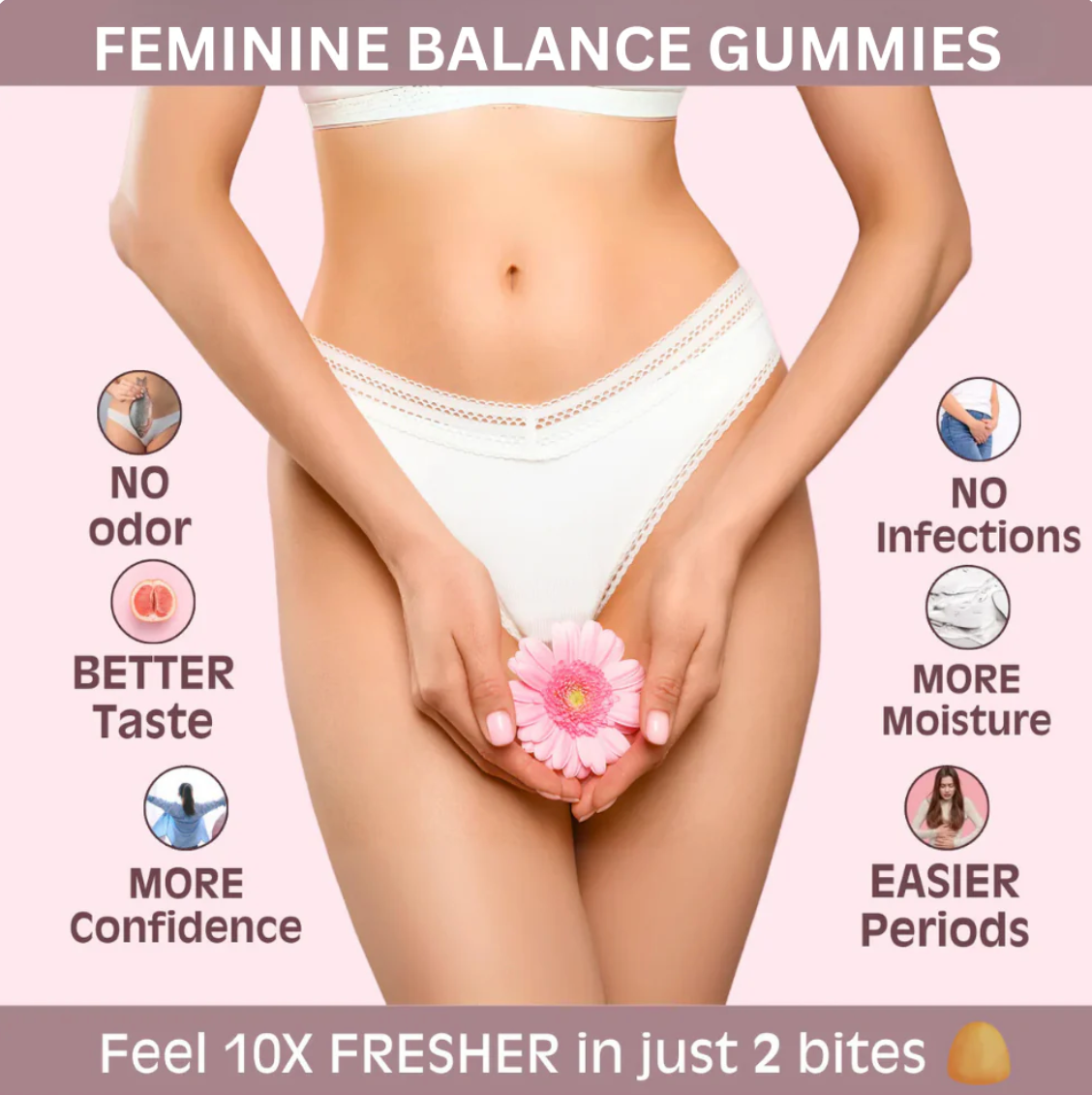 P-powerr™ Feminine Balance Gummies +  FREE GIFTS